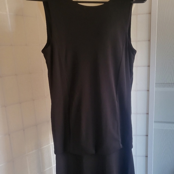 Calvin Klein Black Gown Maxi Dress S New - Picture 2 of 6